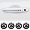 14mm Car Door Keyhole Stickers Auto Lock Protection Decals Accessory For Mazda 2 3 6 CX-3 CX-5 CX-8 MX-30 MX-5 BT-50 ATENZA H7