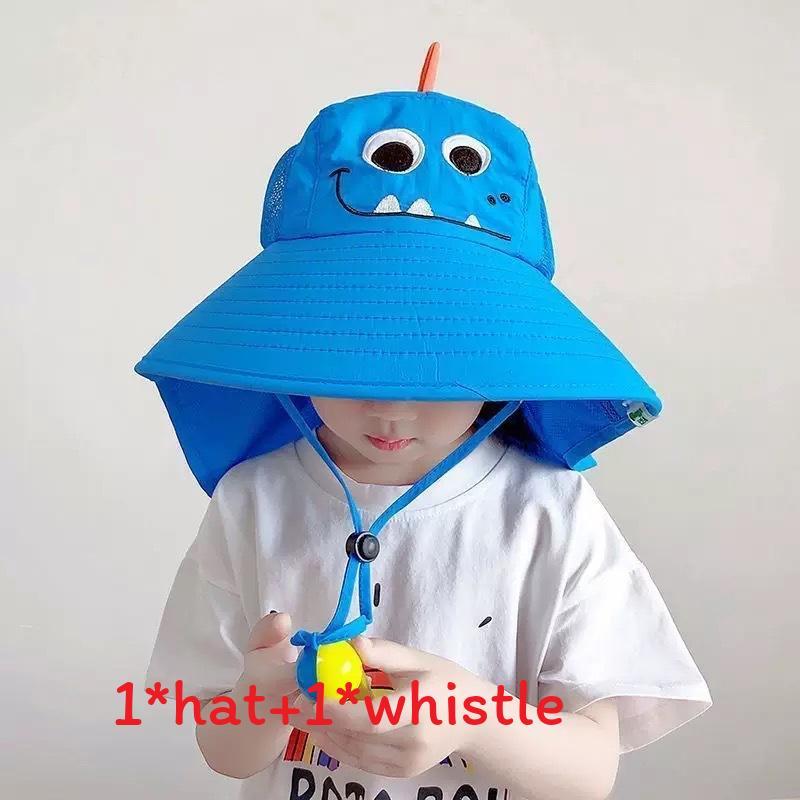 Childrens Sun Hat With Wide Brim For Uv Protection Breathable Cotton Summer Sunshade For Boys Girls