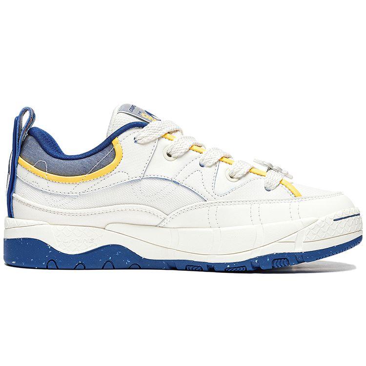Li Ning CF Su Yu 3 Lightweight High Resilience Shock Absorption Wear Resistant Low Top Sports Casual Shoes Men Sneakers White Blue AGLT197-1