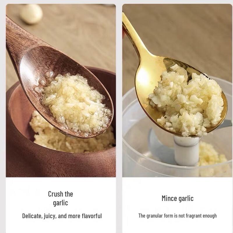 Solid Wood Garlic Mortar & Pestle
