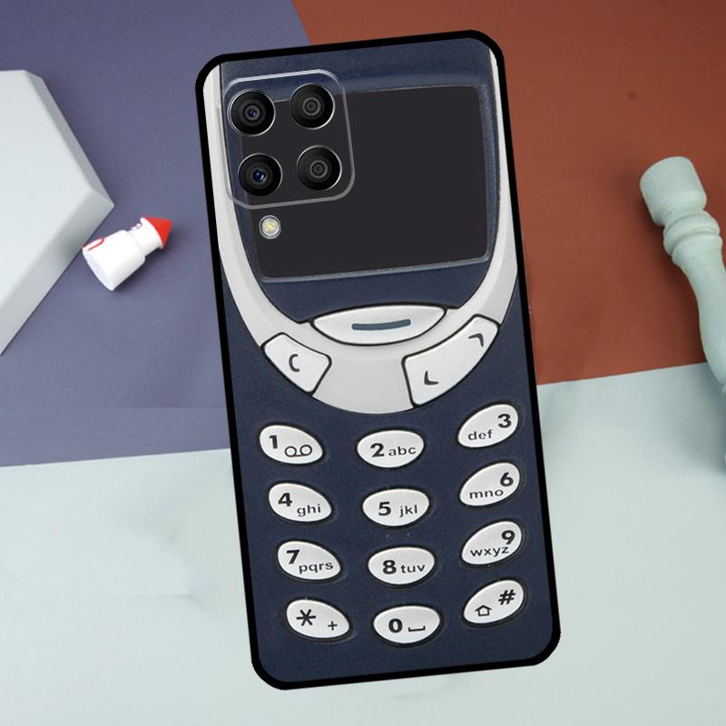 Retro Mobile Phone For Samsung Galaxy M15 M35 M55 M14 M34 M54 M13 M23 M33 M53 M31 M51 M20 M22 M52 M16 M06 Case