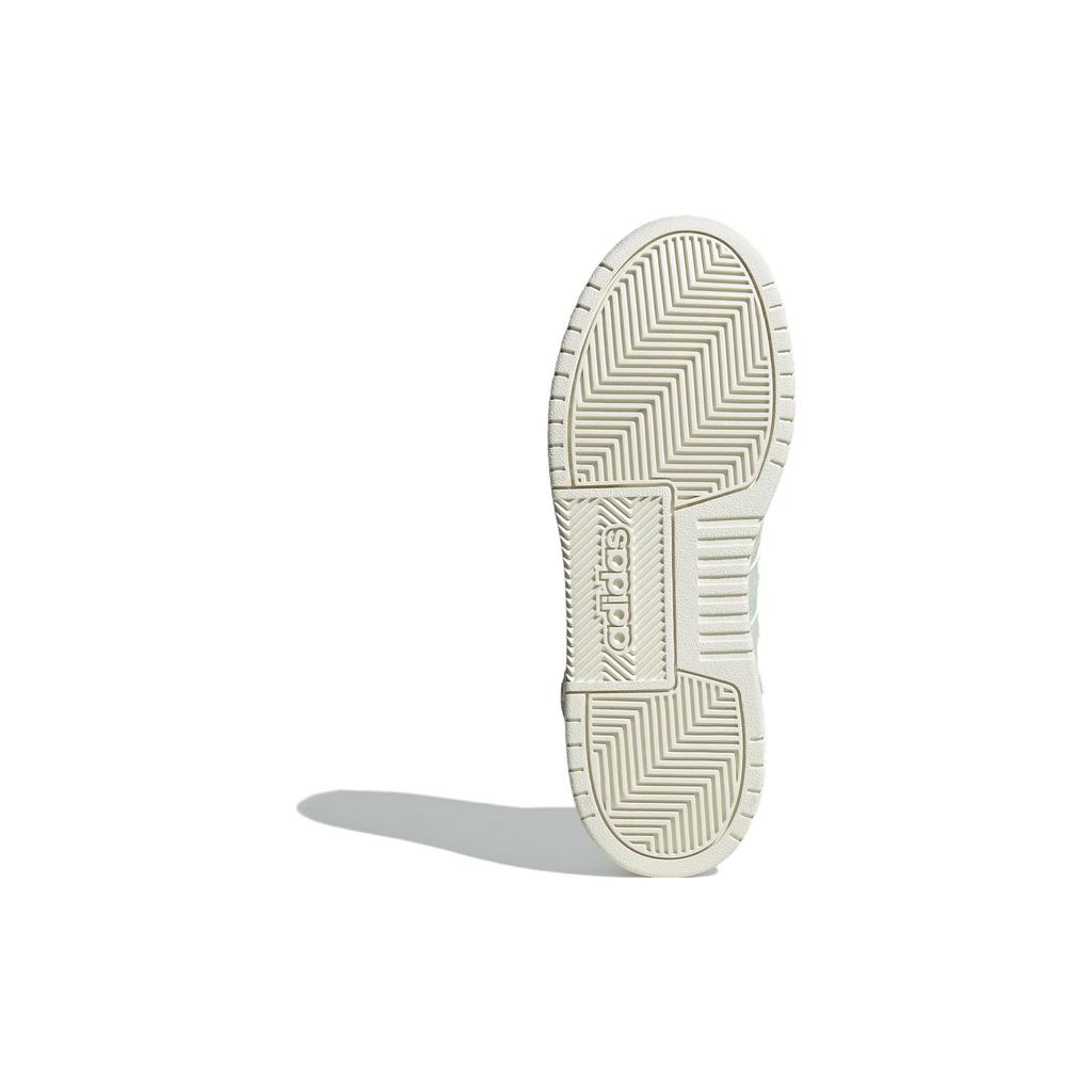Adidas Neo Entrap Mid Round Toe Lace-Up High-Top Sneakers Unisex Sneakers White Green ID6007