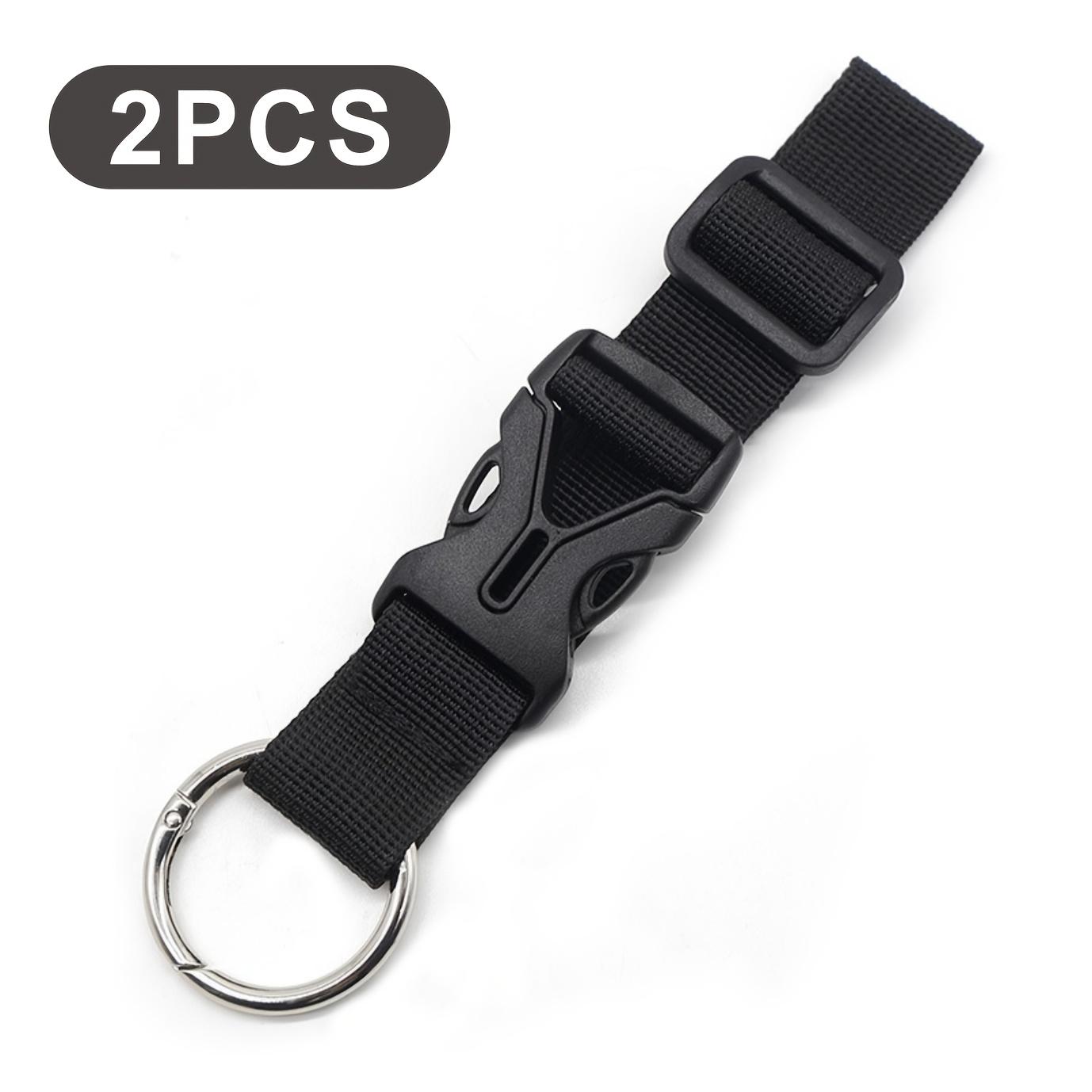 

2pcs of Portable Luggage Straps - Adjustable Nylon Bag Clips That Securely Attach To The Exterior of Suitcases, Backpacks