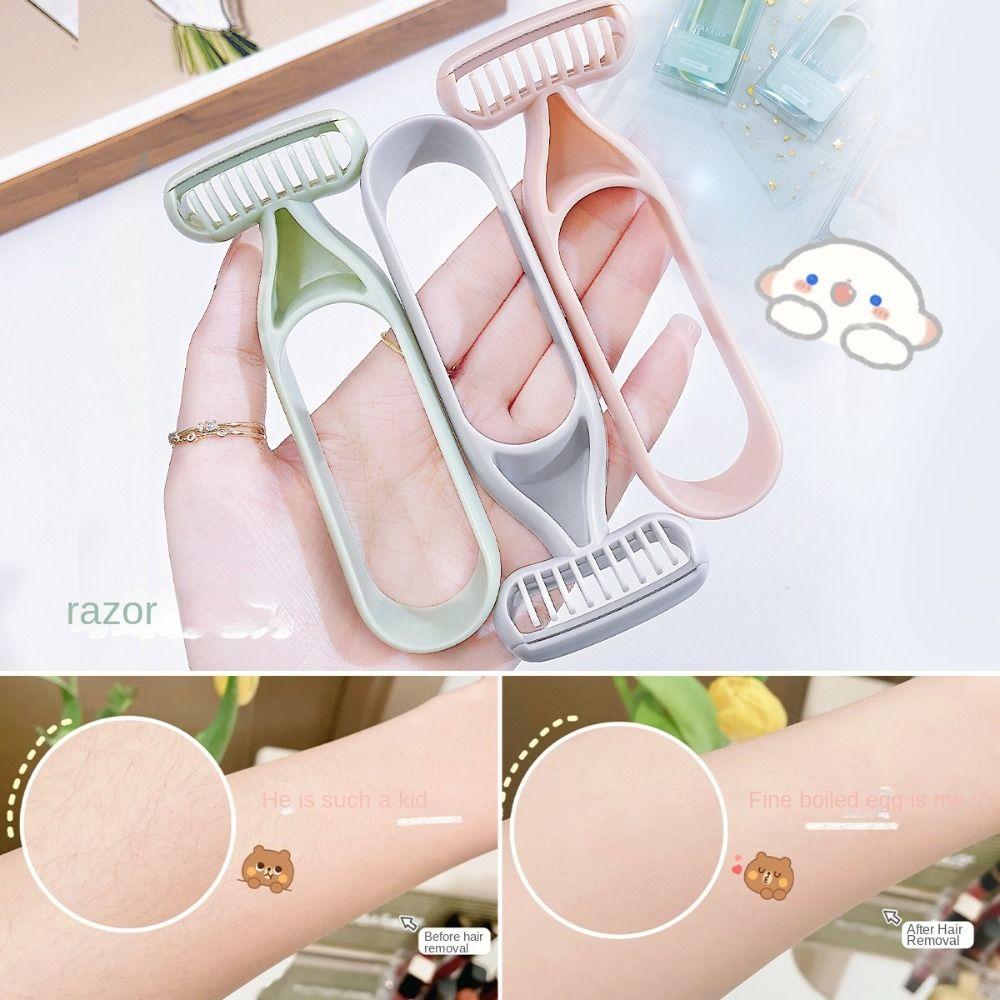 

Women Imported Blades Macro Scraper Armpit Hair Cutter Eyebrow Trimmer Safety Senseless