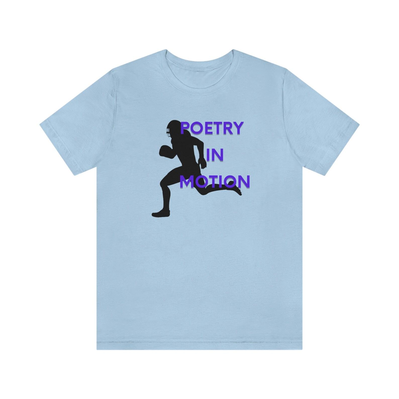 Poetry in Motion; Football Jersey Short Sleeve Tee L