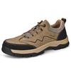 Leather platform non-slip field work hiking shoes tooling shoes men's autumn and winter outdoor casual hiking shoes