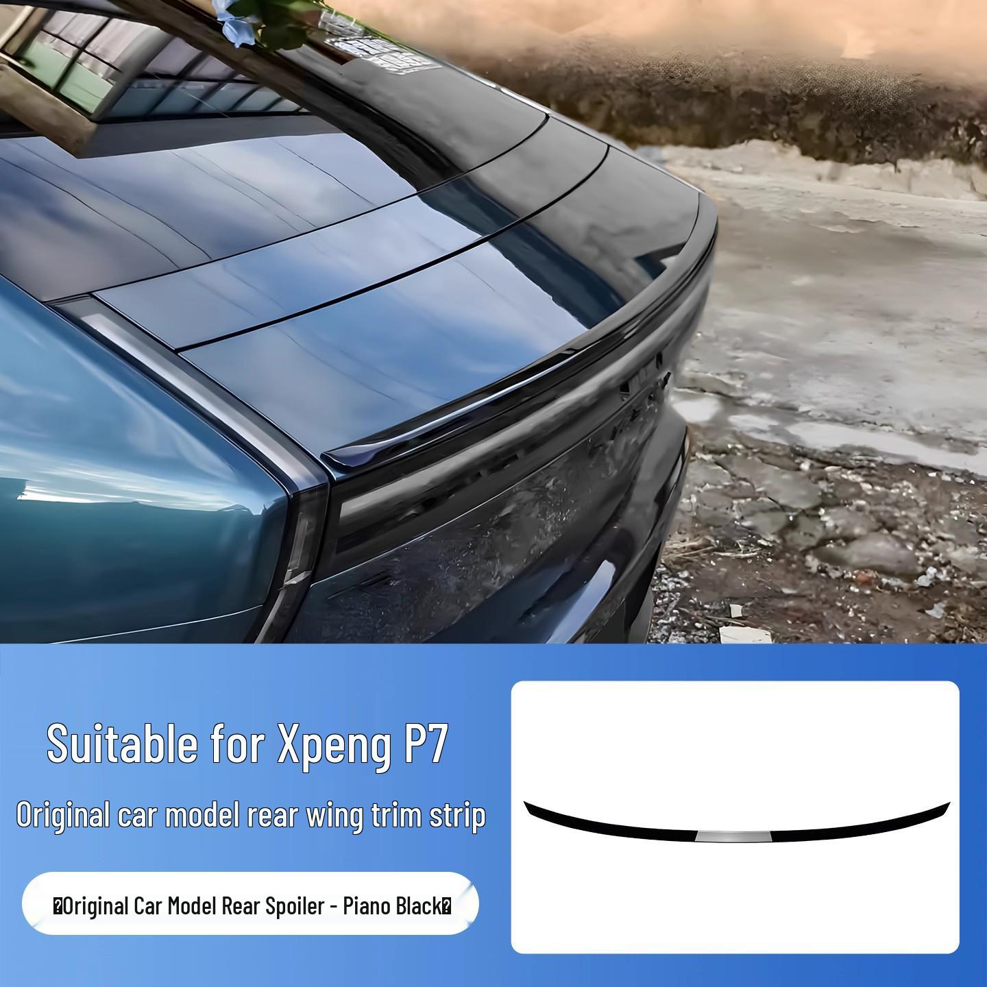 Compatible with Xiaopeng tail wing, windshield, no-drill mods, exterior accessories, etc.
