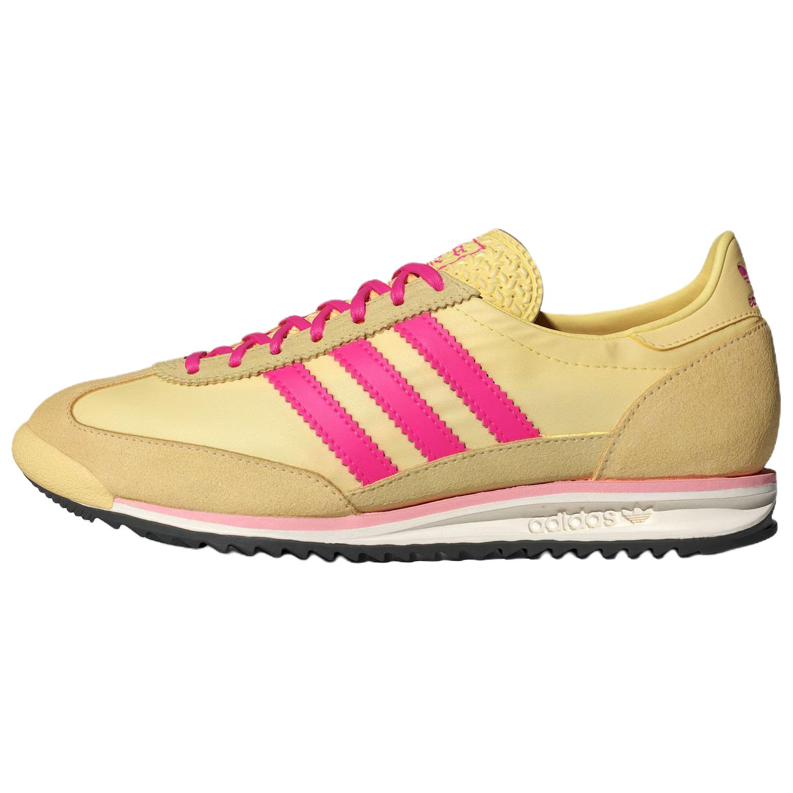 

Adidas SL72 OG Почти Желтый Шокирующий Розовый Женские Кроссовки Кремовый Основной Черный JQ6416 38⅔