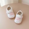 Infant Baby Walking Shoes With Synthetic Leather Upper For Spring And Summer Use