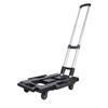 Aluminum Ultralight Foldable Trolley with Telescopic Design and Universal Wheels