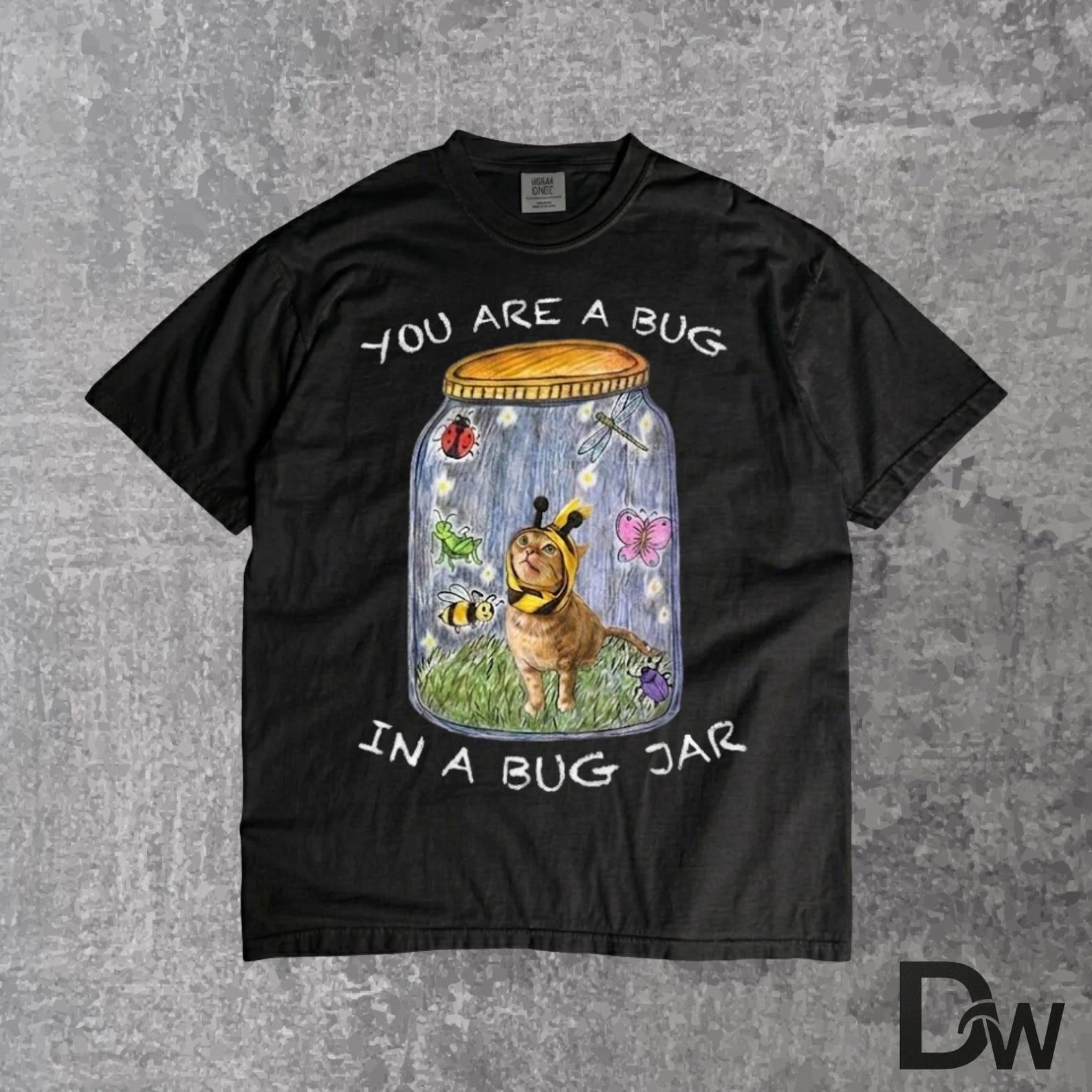 Gumbus Bug Jar Shirt, Funny Bug Graphic Tee, Weird Insect Lover T Shirt, Cute Creepy Creature Tee, Nature Humor Gift Shirt M