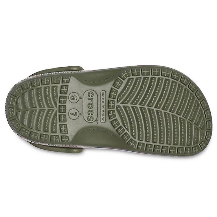 Crocs Classic Clog Casual Comfortable Clogs Unisex Footwear Military-Green Camouflage 206454-3TC