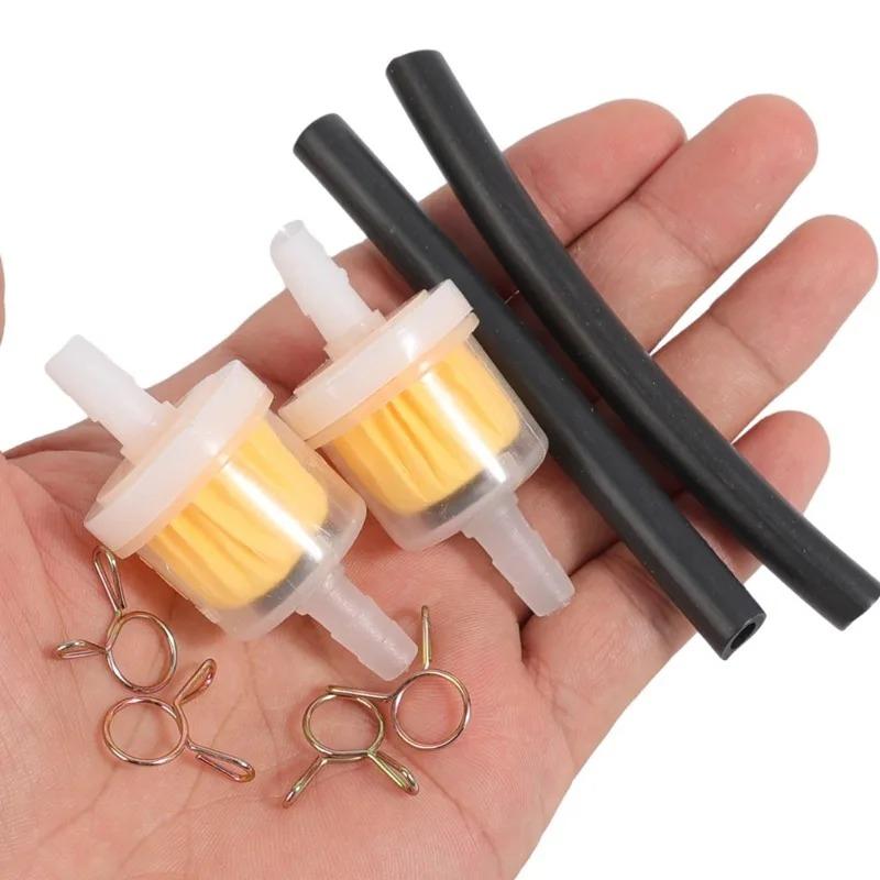 1-10pcs Professional Motorcycle Oil Filter Inline Gas Fuel Filter Gasoline Filters Tool For Scooter Moped Scooter Dirt Bike ATV
