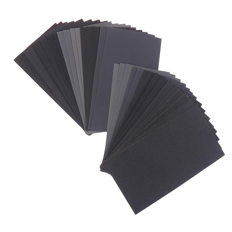 Comprehensive Abrasive Tools: 15/18pcs Sandpaper Kit, Wet-Dry Use, Various Grit 400-3000