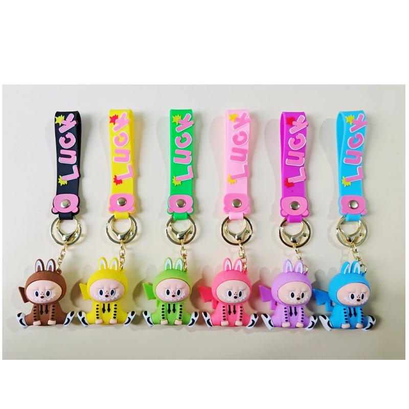 1PC Sheep Keychain Pendant Couple Car Bag Key Ring Pendant