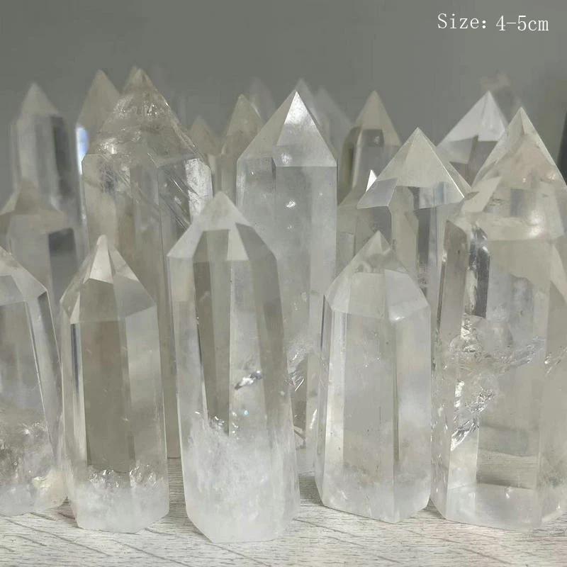 

1PCS Brazilian Natural Quartz Crystal White Crystal Brazilian Crystal Healing Crystal Ornaments Desktop Decoration Ornaments