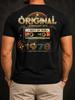 Original Legendary Hits Best Of 1978 Cassette Gold Disco Lights Limited Edition Bold Graphic Mes Unisex All TShirt