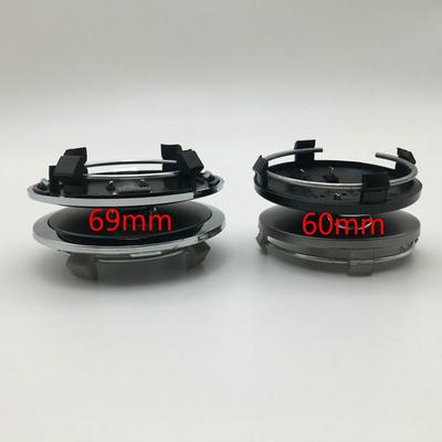 4 stks/partij 60mm 59mm Auto Wiel Center Hub Cap Wiel Badge Covers voor A3 A4 A5 A6 a7 Q3 Q5 Q7 S3 S4 S5 S6