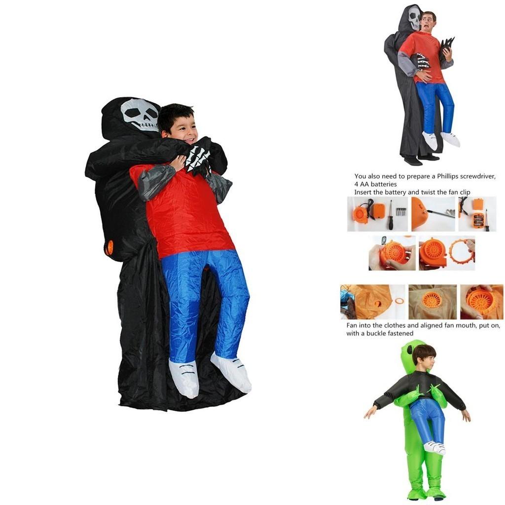 Cute Inflatable Et Costume Wrestler Outfit For Halloween Party Fun