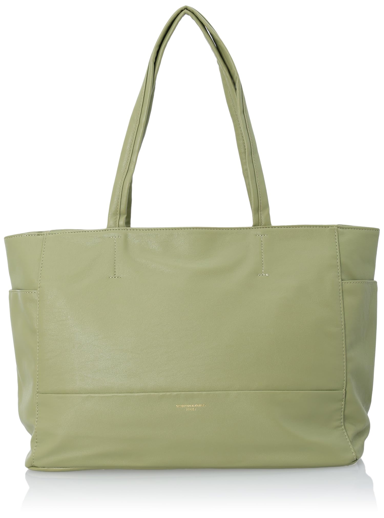 Стрелки Легкая сумка-тоут формата А4 с 10 карманами, Женская, Светло-зеленая