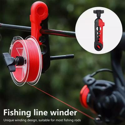 Fishing Rod Line Winder Convenient Line Clamp Fishing Line For Various Coil Sizes Line Winder Spinning Baitcasting Tools