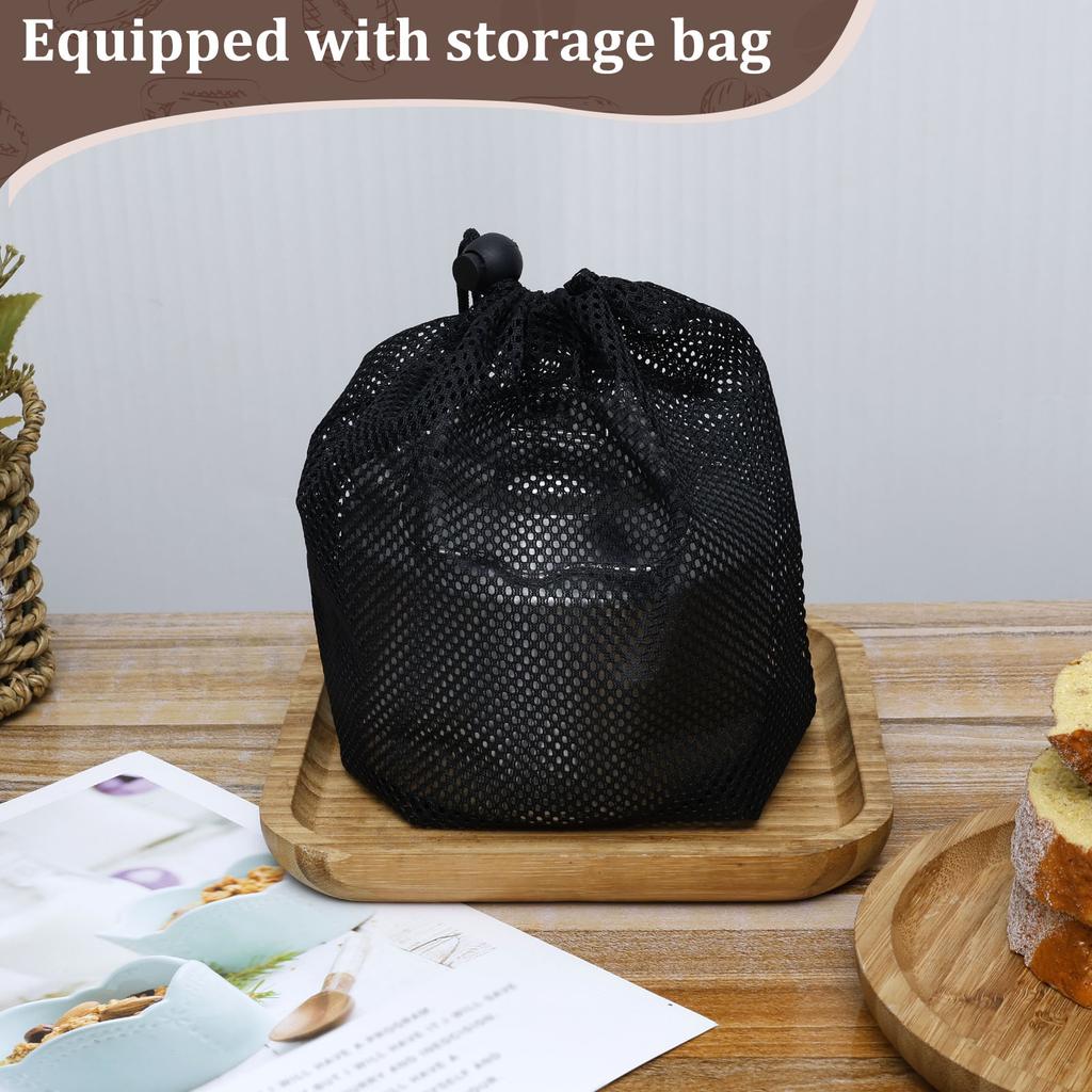 Camping Kettle with Double Handle Stainless Steel Short Nozzle Design Portable Camp Tea Coffee Pot for Travel Outdoor Activity