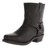 Botas de cuero para hombre, botas vaqueras occidentales con cremallera lateral, botas cortas retro para hombre, botas ligeras y cómodas para exteriores, talla grande