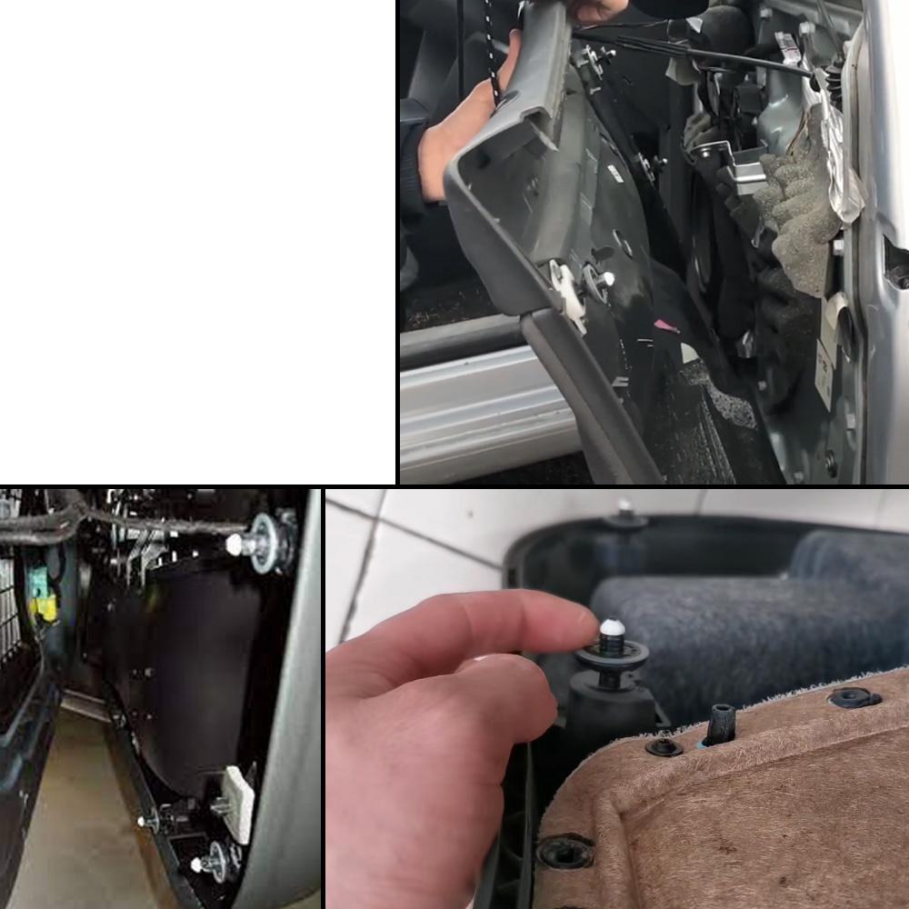 5X For A1 8X A4 B8 A5 8T A6 A8 Q3 8U Q5 Q7 4L TT Car Door Panel Card Trim Clips Interior Fastener Fixing Rivets 7L6868243