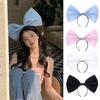5 Colors New Oversized Three-dimensional Bow Fabric Headband Sweet Cute Hair Clip Girl Exaggerated Hair Accessory Headwear