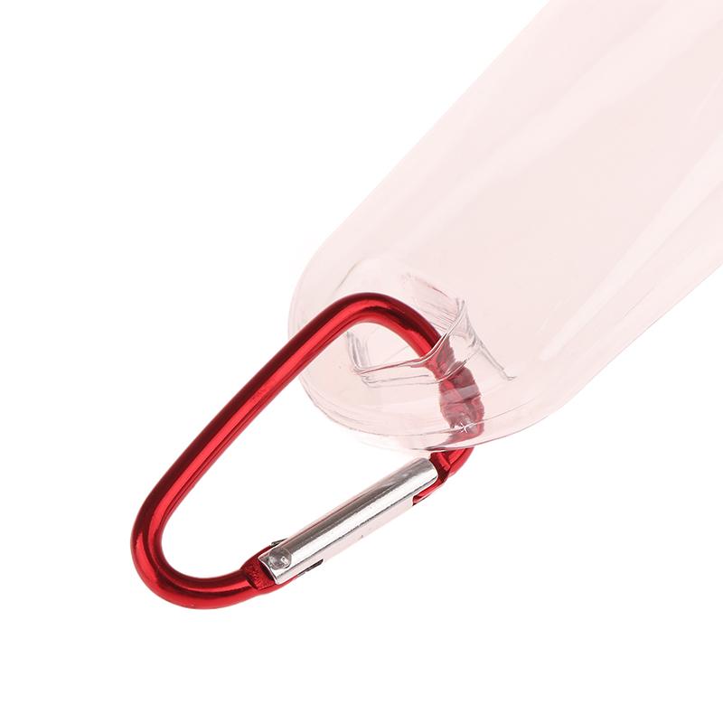 30/50/60Ml Empty Portable Bottle With Carabiner Hook Outdoor Travel Hand Sanitizer Reusable Plastic Squeeze Bottles Storage Tool