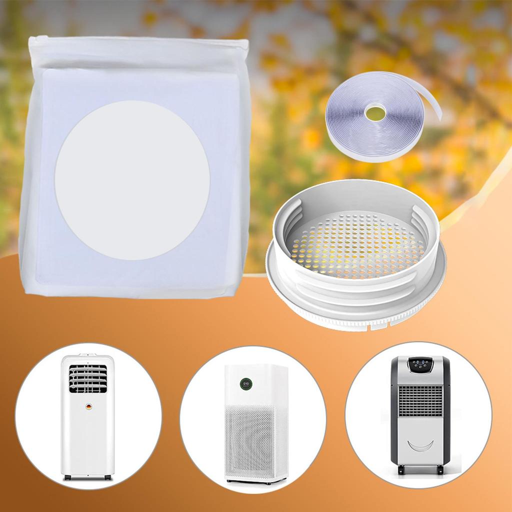 AC Window Vent Kit Portable Air Conditioner Vent Window Kit Seal Panel Replacement Parts Adjustable Air Conditioner Accessories