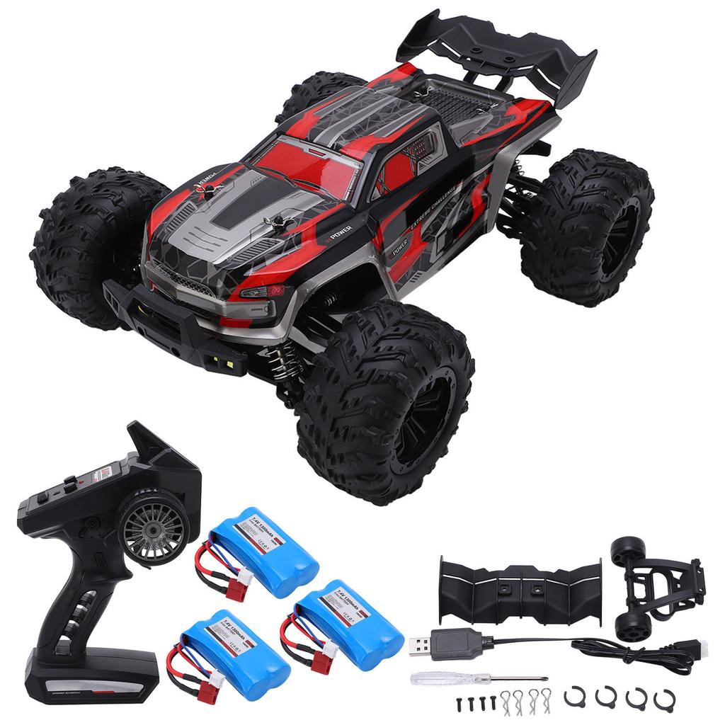 2.4G Remote Control Drift Car Full Scale 1 16 4WD Off Road RC Car with LED Headlights High Speed RC Car