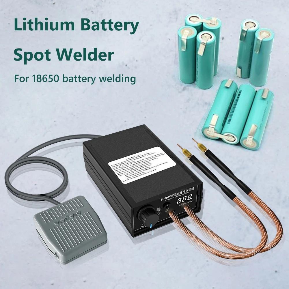 8000W Power Portable Spot Welding Machine 18650 Battery Spot Welding DIY Small Touch Welding Machine Battery Welding Machine