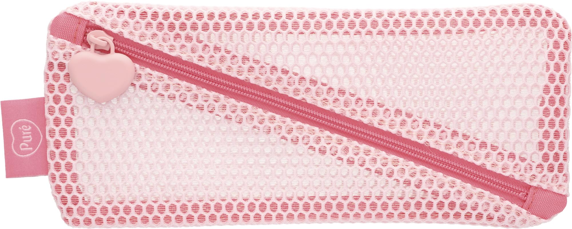 PILOT Pure Gummy Collaboration Mesh Collection Pen Case Premium White Peach PCMSHPU26PH
