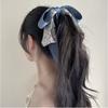 Cute Ribbon Bow Banana Clip Silk Scarf Hairpin Bowknot Hair Clip Korean Style Headdress Hair Claw Girls