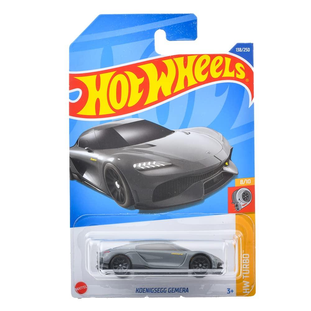 Hot Wheels Basic Car Koenigsegg Gemera Years Old and HHF19 Gray Mini [3 Up]