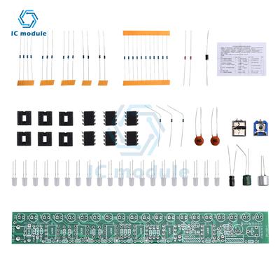 USB-sprachaktivierter Audio-Spektrum-Licht-Kit LED Auto-Lautstärkepegelanzeige Musikfluss DIY-Kit