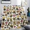 Resident Evil Print Flannel Blanket, Ultra Soft High Quality All Seasons Warm Throw, Home Decor Cozy Blanket, Perfect Christmas Gift