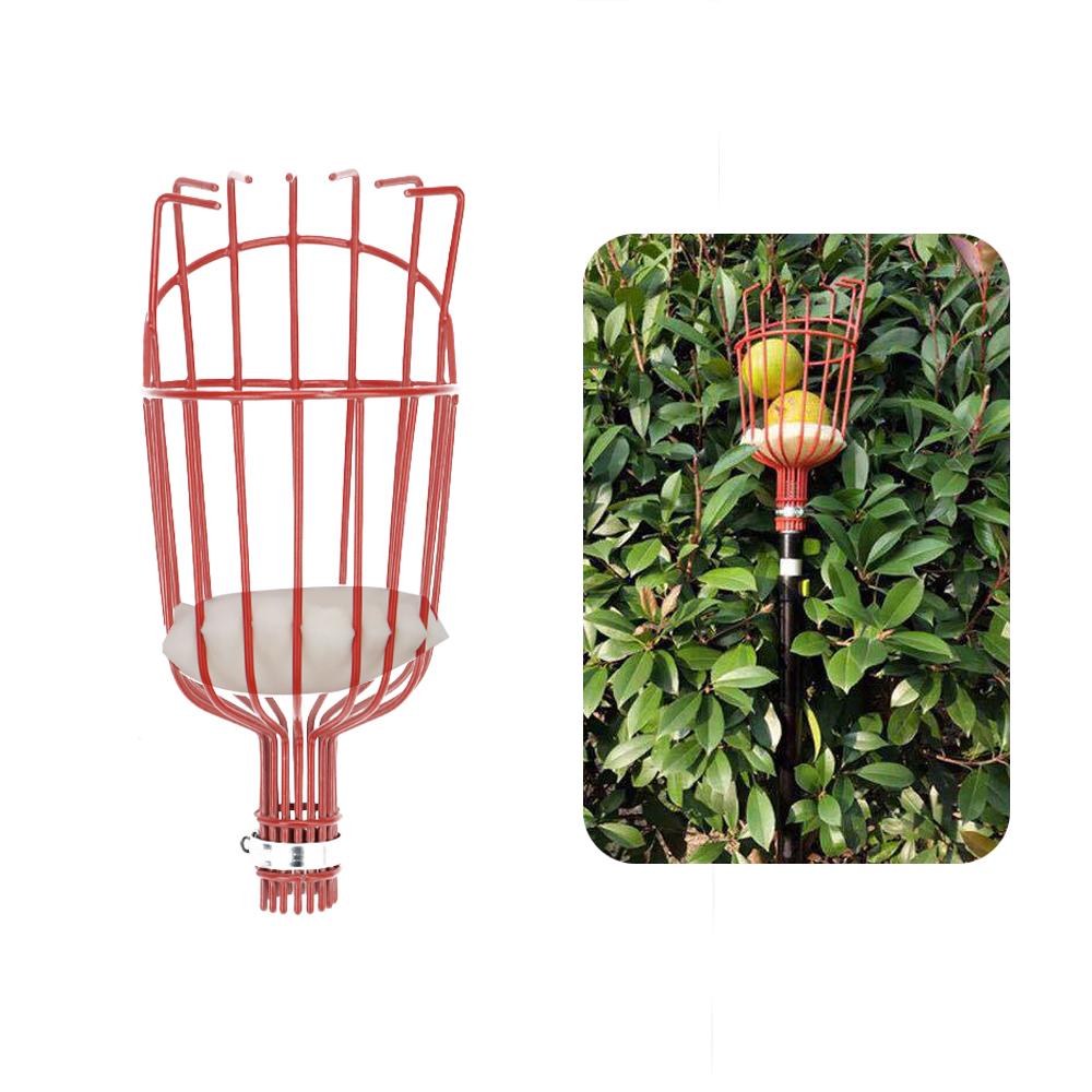Garden Tool for Picking Apple Peach Citrus Pear Fruit Picker Head Portable Fruits Catcher Deep Basket Garden Picking Device