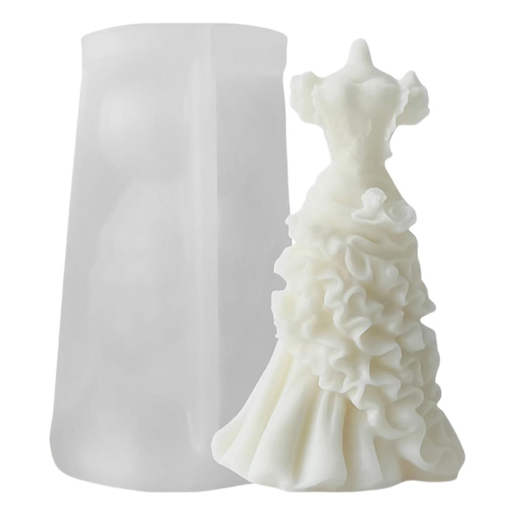 Multipurpose Sturdy Silicone Molds for Artistic Craft Unique Floral Candles or Soaps for Wedding Decoration and Gifts