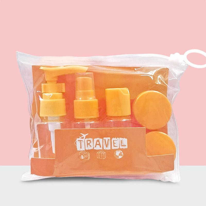 Travel-sized Bottles for Cosmetics - Transparent Plastic Bottles for Lotions, Portable Face Cream Bottles, Spray Bottles, Empty Bottles. 6-piece Set.