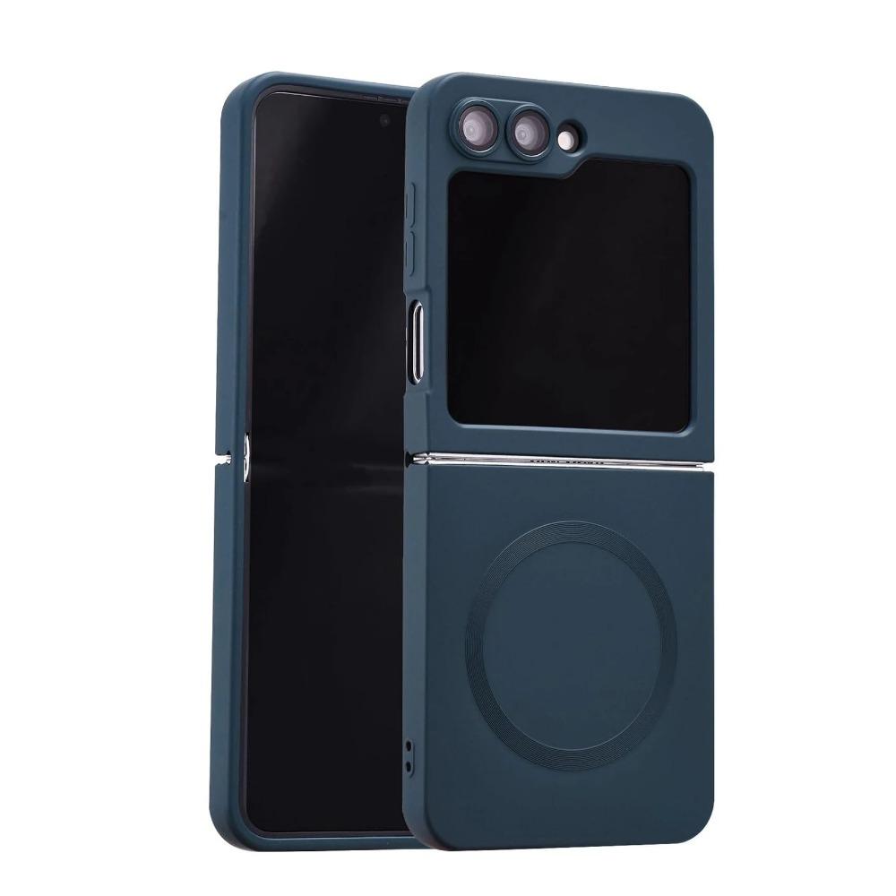 Samsung ZFlip 6 7 Luxury Gradient Magsafe Case for Samsung Galaxy Z Flip 7 6 5 4 3 Soft Silicone Magnetic Charging Cover