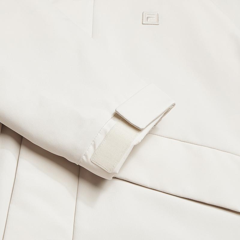 Fila Milano Series Fashion Sports Versatile Workwear Style Loose Woven Cotton Jacket Men Jacket F11M545909FIV