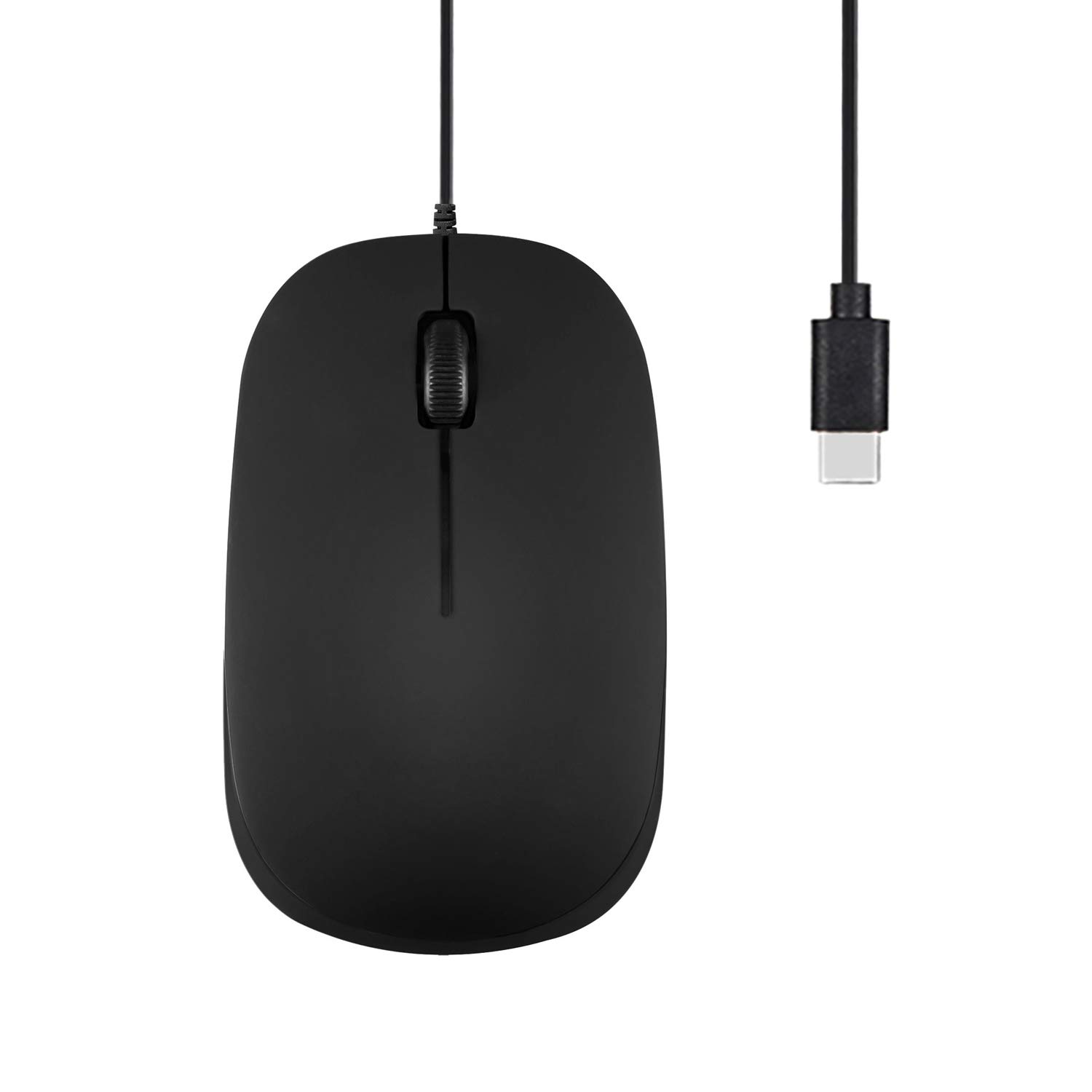 

Perix PERIMICE-201C USB Type-C Wired Optical Mouse, 3 Buttons, 1000 DPI, Black [Authentic 1-Year Warranty] (Type-C)