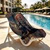 Batman Print Beach Towel Design, Soft, Lightweight. for Home Bathroom, Spa, Pool, Yoga, Surfing, Camping, Gift for Family, Friend