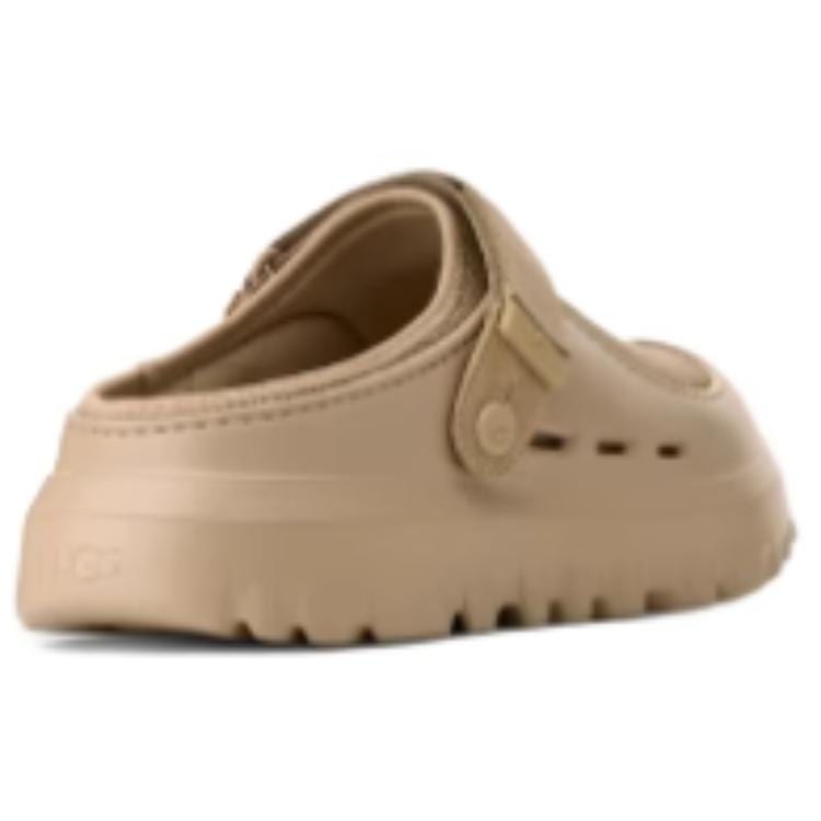 UGG Slip Resistant Closed Toe Slippers Unisex Dark Sand 1166912-DND