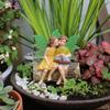 User Friendly Resin Glowing Flower Fairies Statue With Nightlight Perfect For Bedroom Lawn Ornaments Gift
