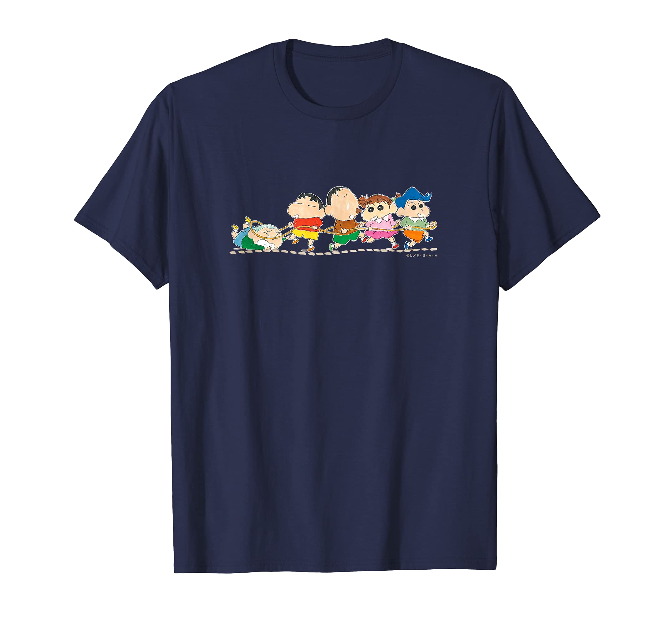 

Crayon Kasukabe Defense Force Shin-chan Densha Gokko T-shirt