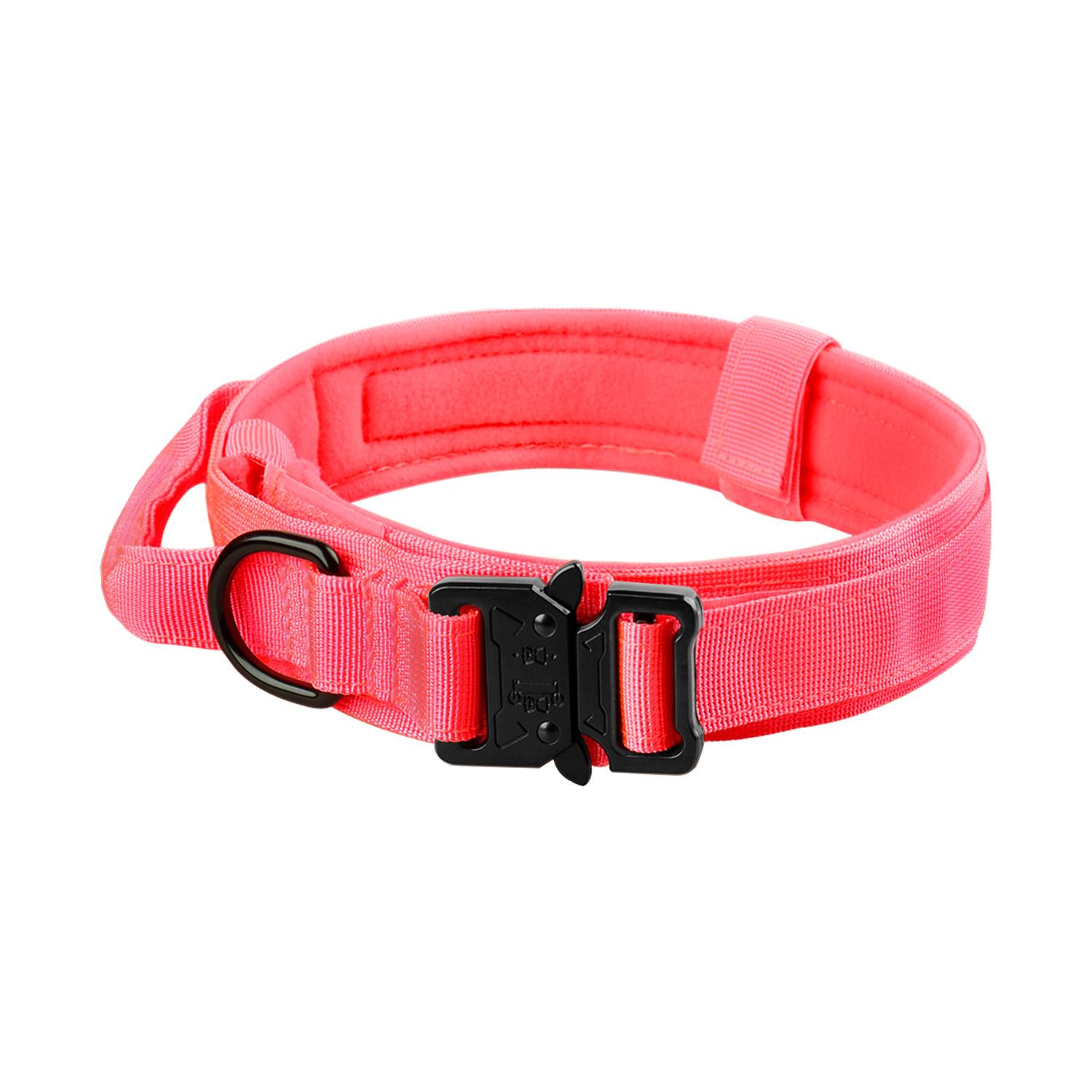 

Тактический ошейник для собак, регулируемый нейлоновый военный ошейник для собак, водонепроницаемый ошейник для средних и крупных собак XL