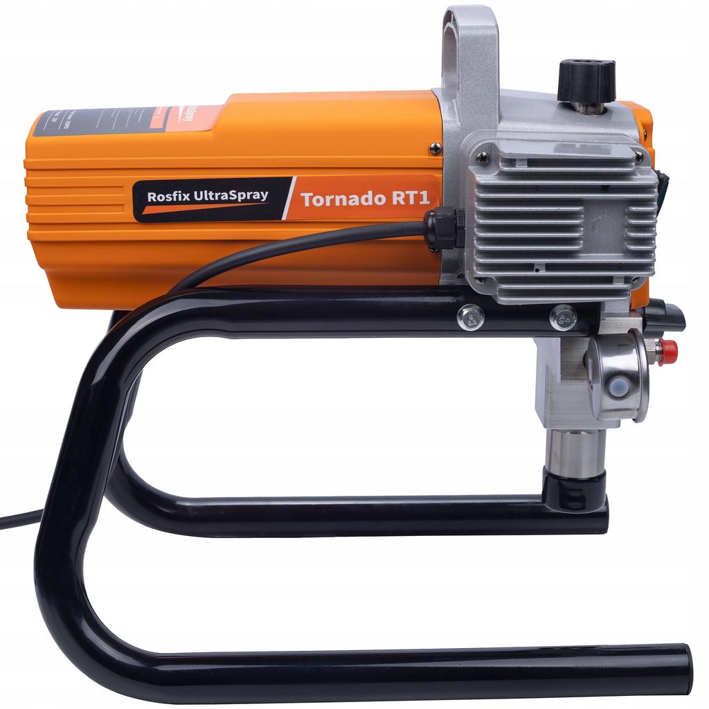 Rosfix Malířská sada Tornado RT1 UltraSpray 1800W – Agregát, Pistole, Hadice 8m | Trysky 215 a 517 | Čisticí sada 17v1